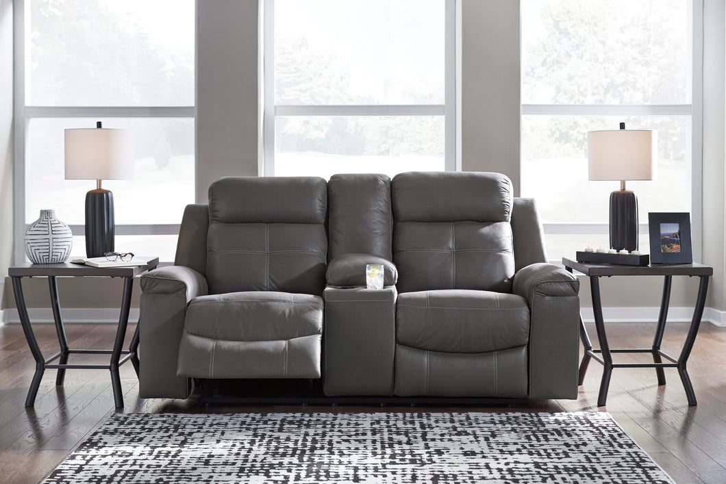 Jesolo DBL Rec Loveseat w/Console