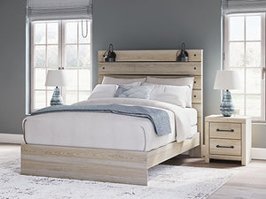 Senbry Queen Panel Bed with Storage