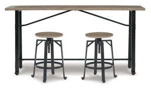 Lesterton Counter Height Dining Table  & Barstools