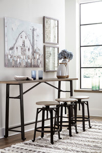 Lesterton Counter Height Dining Table  & Barstools