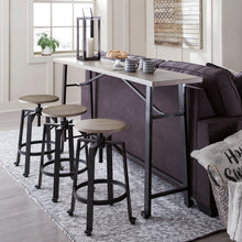 Load image into Gallery viewer, Lesterton Counter Height Dining Table  &amp; Barstools
