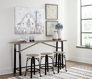 Lesterton Counter Height Dining Table  & Barstools