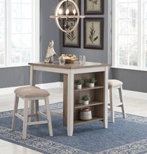 Load image into Gallery viewer, Skempton Counter Height Dining Table and Bar Stools (Set of 3)
