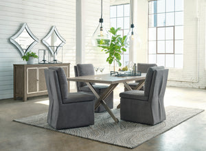 Krystanza Dining Table and 4 Chairs