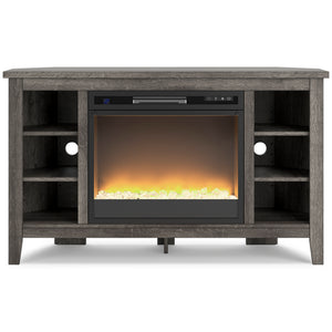 Arlenbry Corner TV Stand with Electric Fireplace