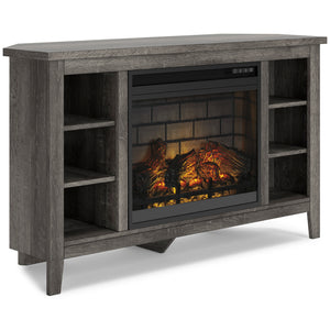 Arlenbry Corner TV Stand with Electric Fireplace